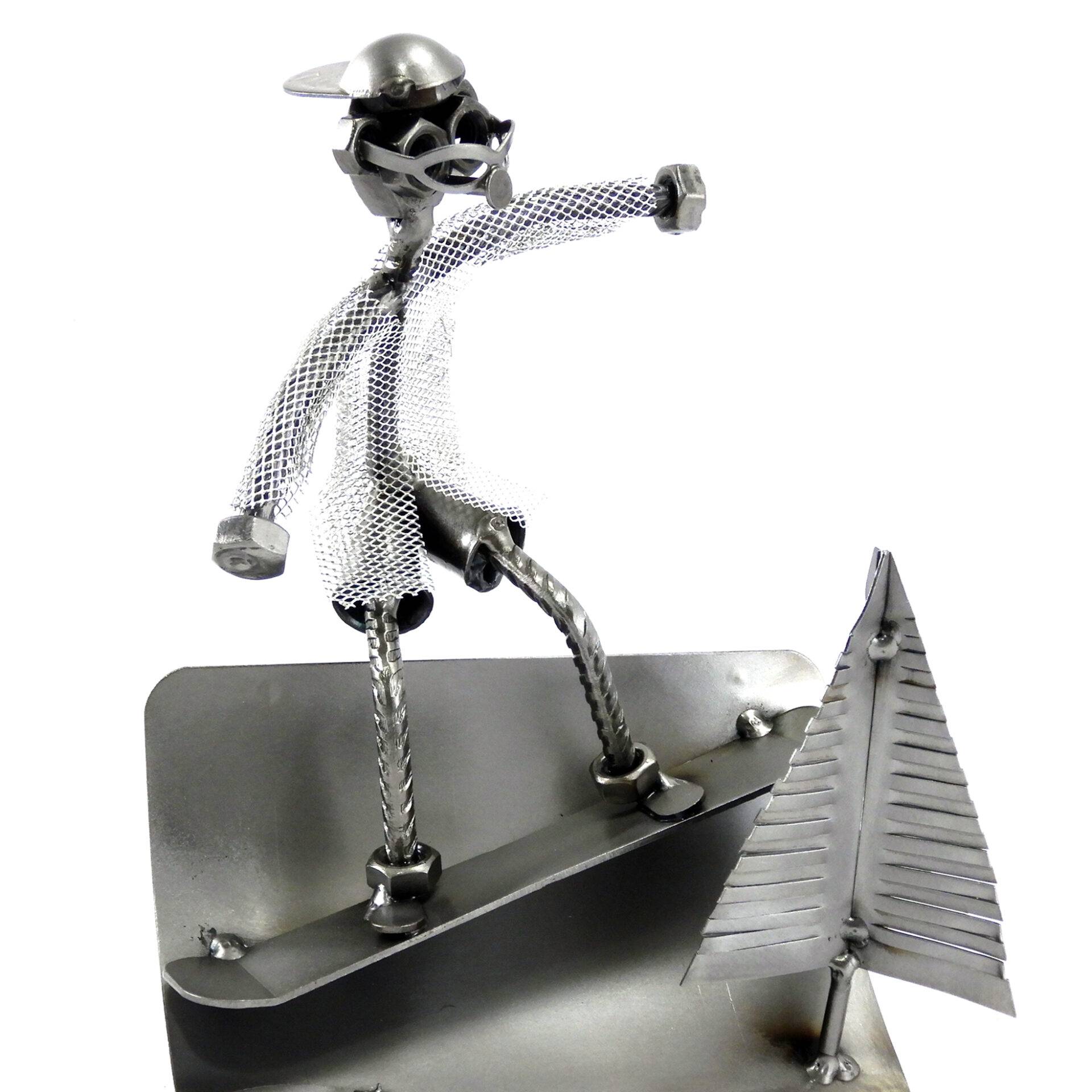 SCULTURA SNOWBOARD METAL IDEA.IT