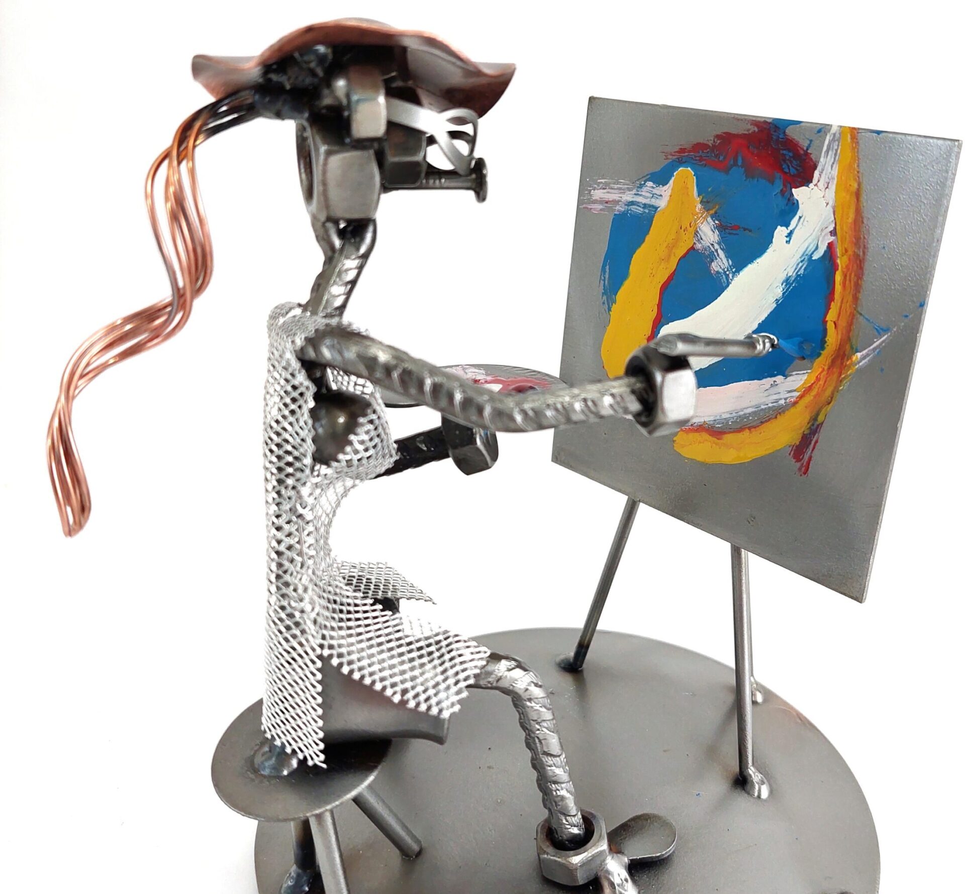 SCULTURA PITTRICE ARTISTA metal idea.it