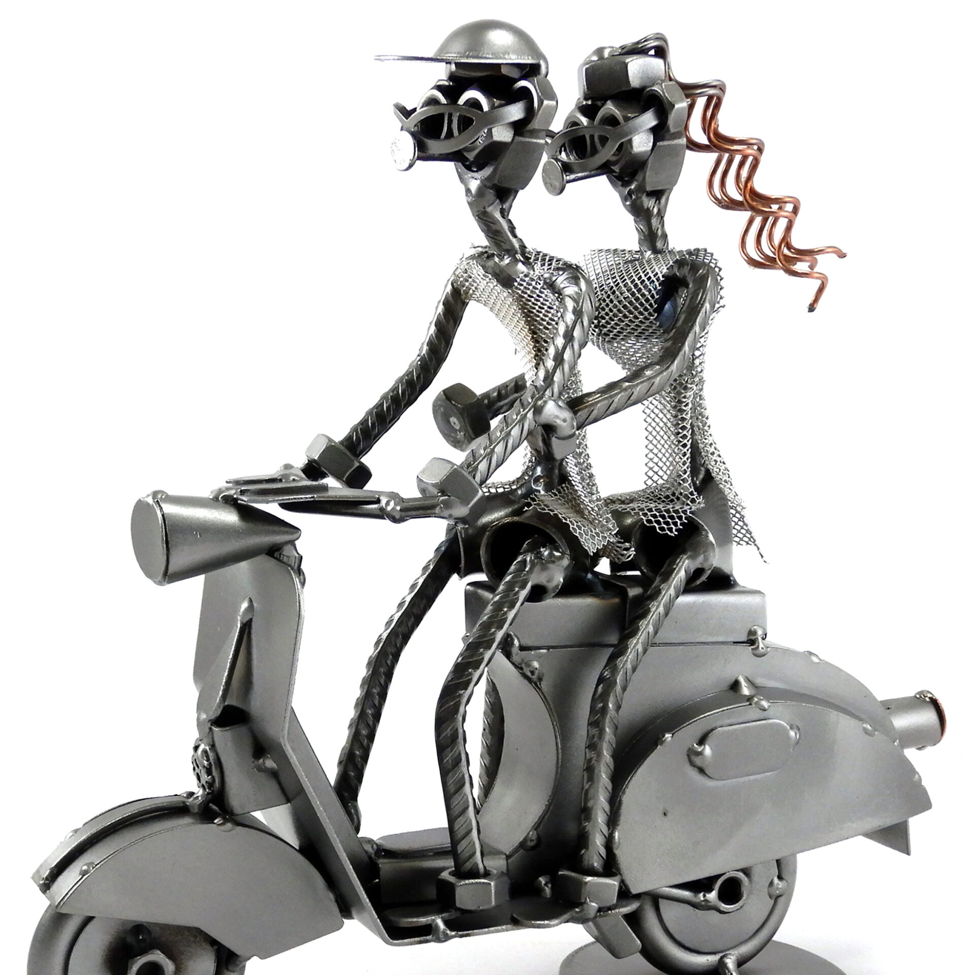 COPPIA SU VESPA METAL IDEA.IT