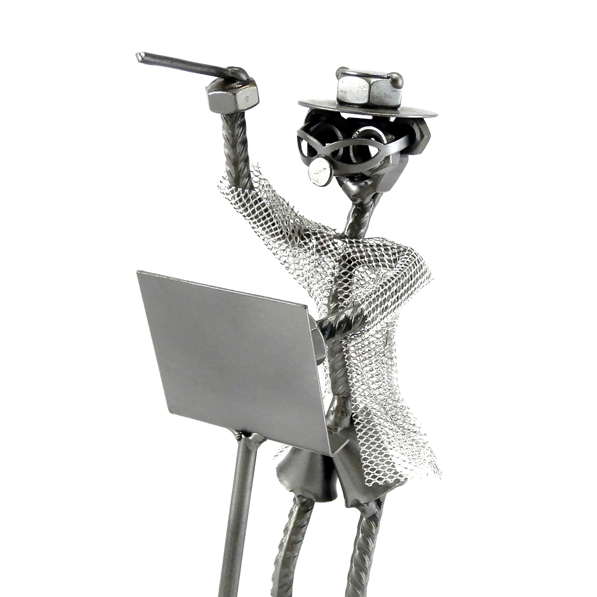 SCULTURA DIRETTORE D'ORCHESTRA METAL IDEA.IT
