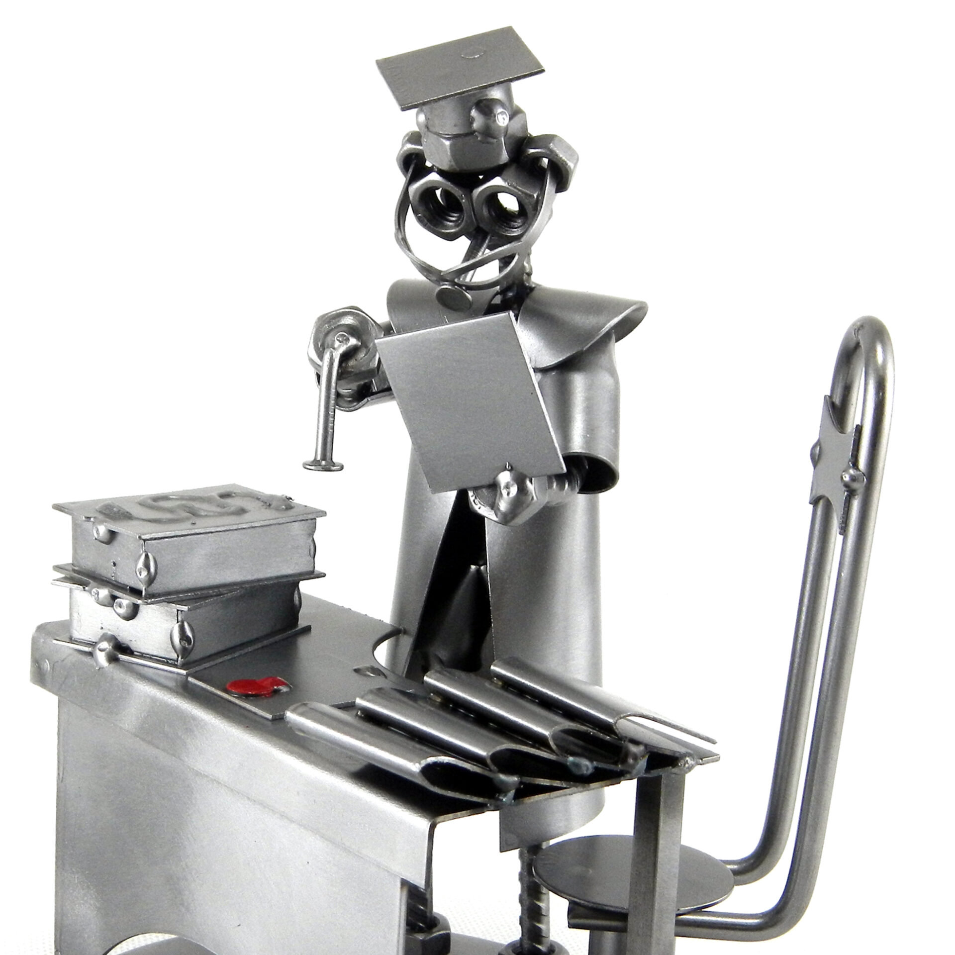 SCULTURA NOTAIO AVVOCATO METAL IDEA.IT