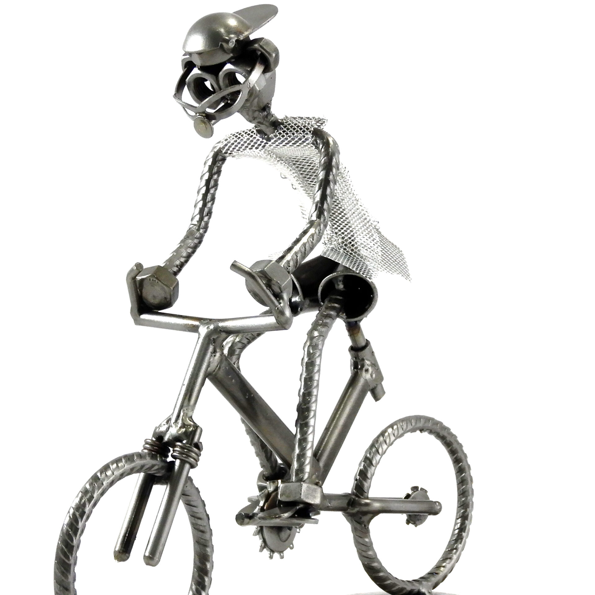 CICLISTA MOUNTAIN BIKE METAL IDEA.IT