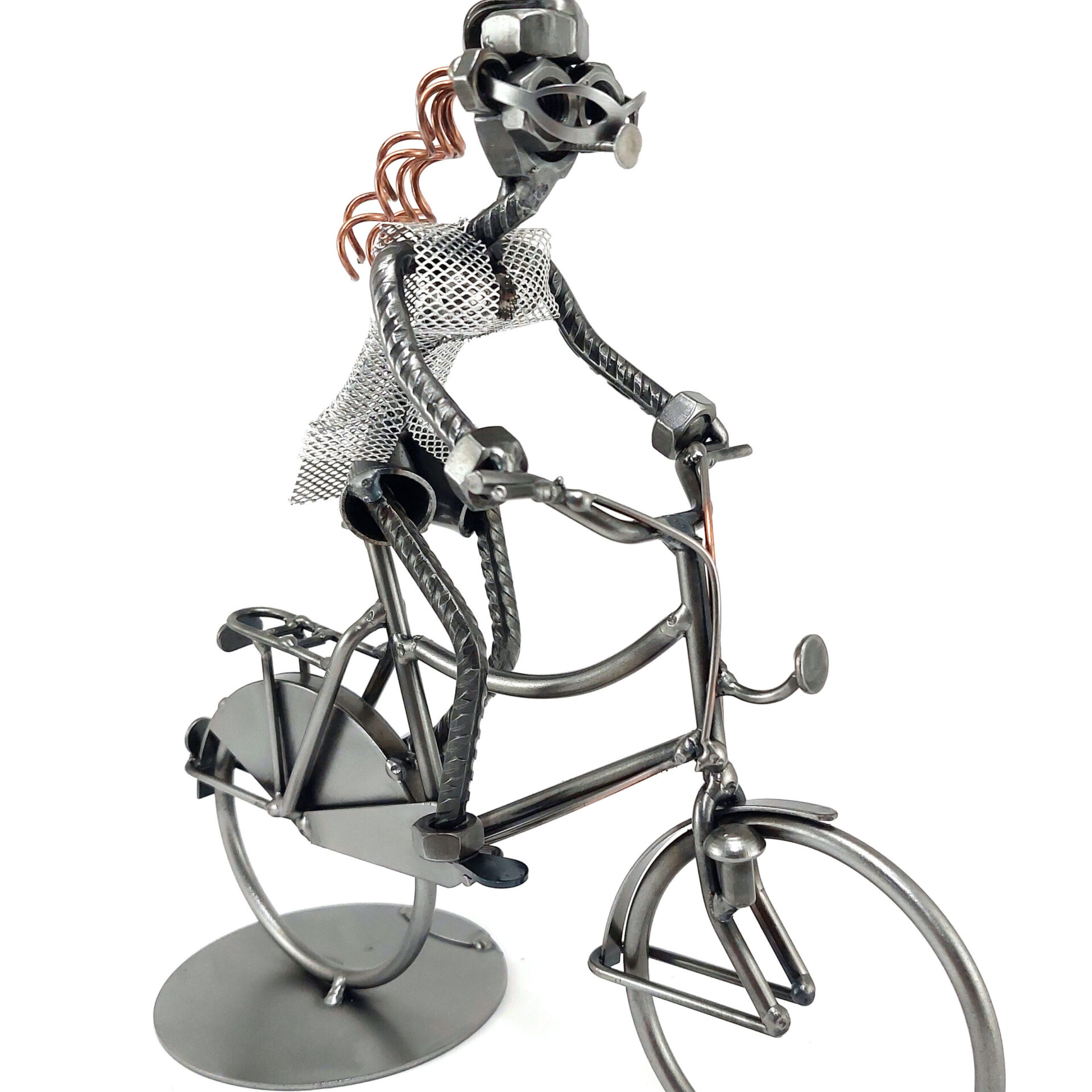 SCULTURA CITYBIKE DONNA metal idea