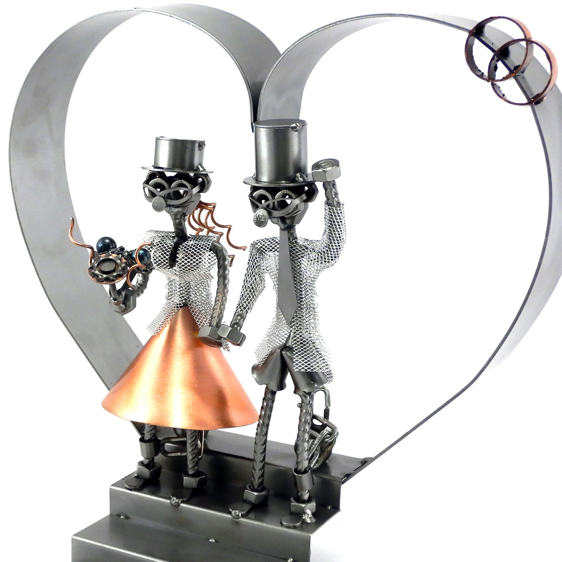 SPOSI CON CUORE METAL IDEA.IT