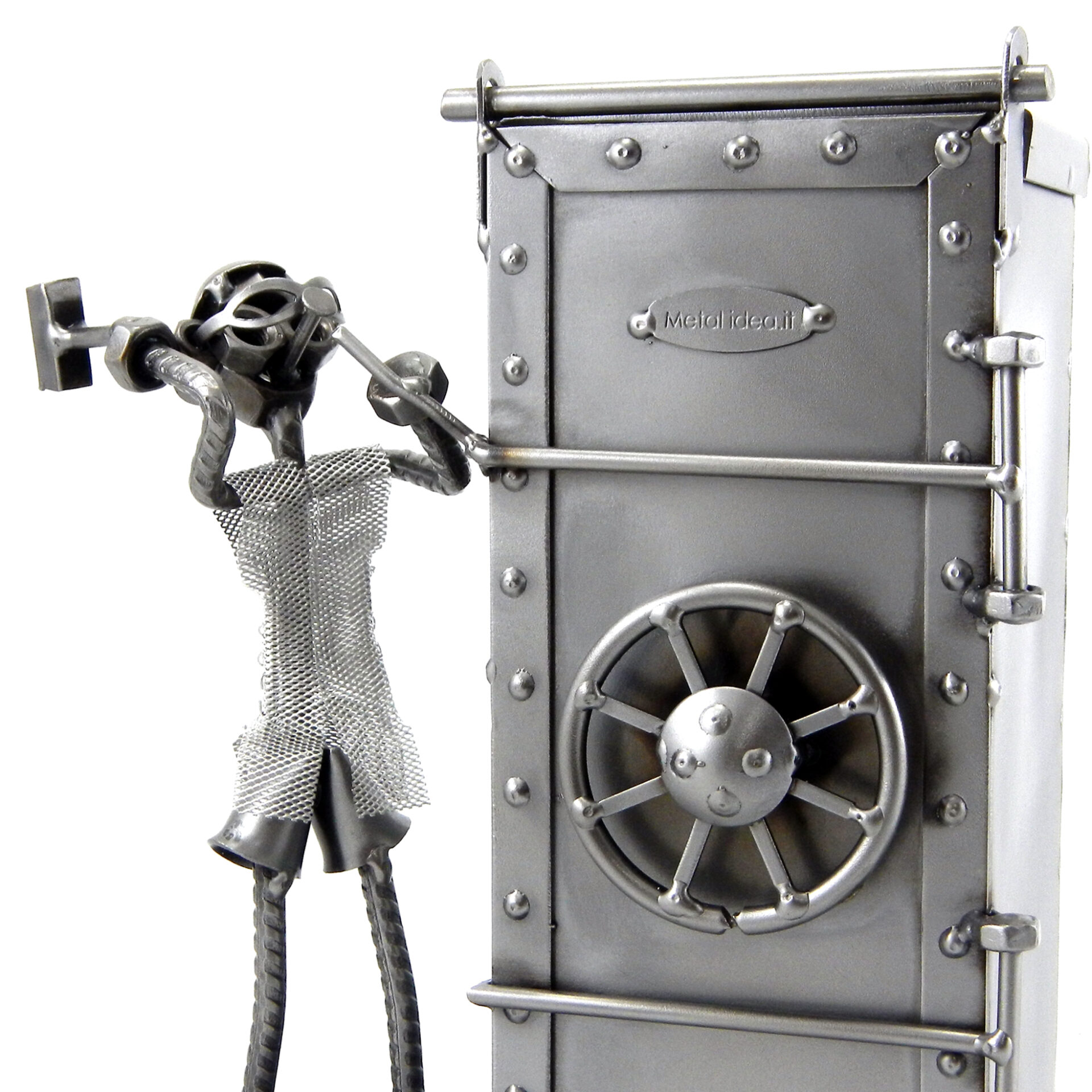 SALVADANAIO CASSAFORTE METAL IDEA.IT