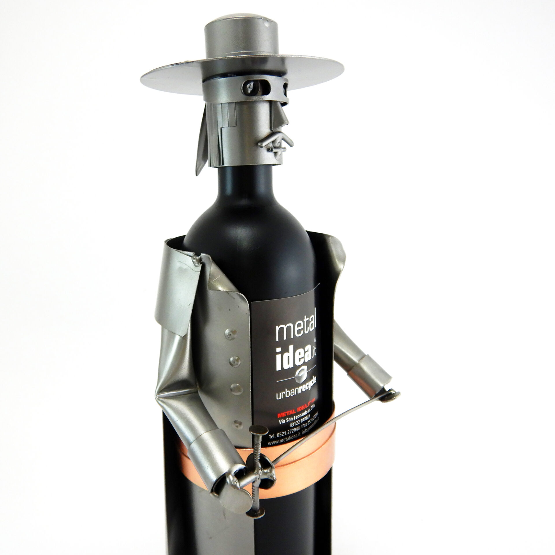 PORTA BOTTIGLIA ZORRO METAL IDEA.IT