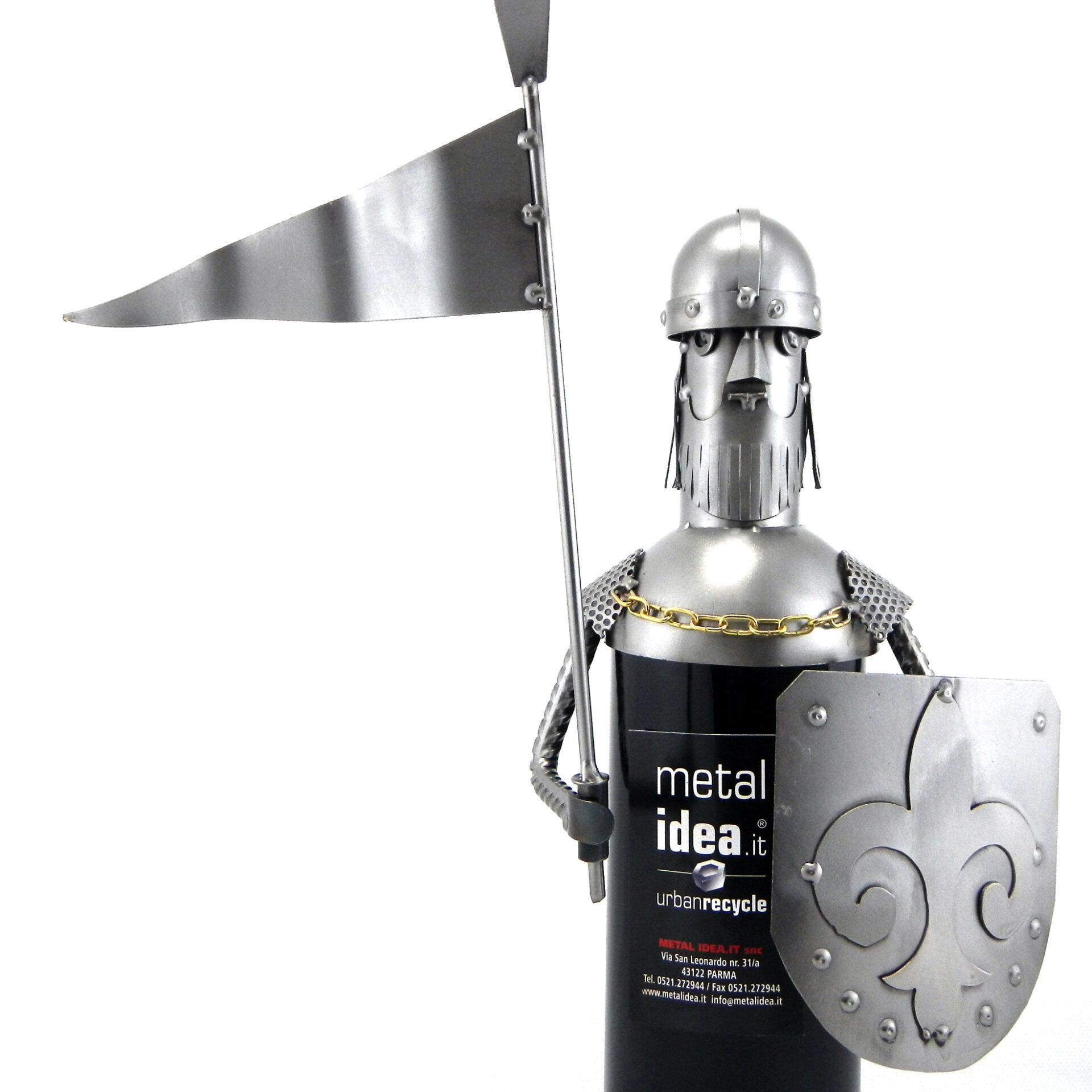 COVER CAVALIERE PER BOTTIGLIA METAL IDEA.IT